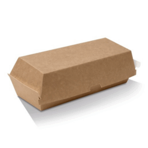 Hotdog Box - Kraft/White