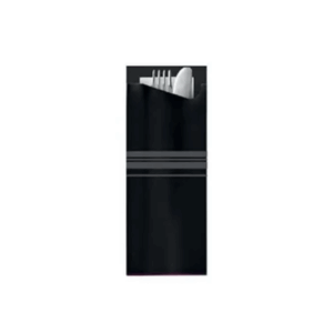 Pochetta Cutlery Pouch With Napkin - Black
