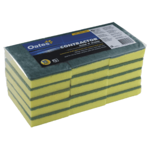 Sponge Scourer Large - Green/Yellow
