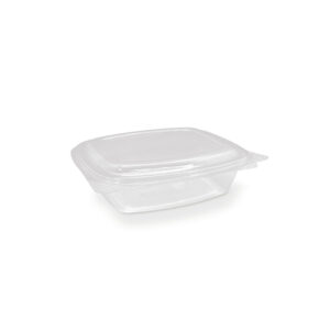 PET Rectangular Hinged Container - 24oz