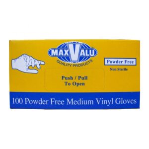 Powderfree Vinyl Gloves Medium