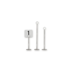 Table Number Stand - Chrome - 300mm