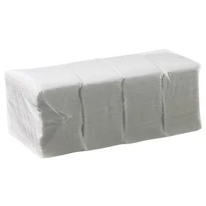 Lunch Napkin 1 Ply GT Fold - White - Duro