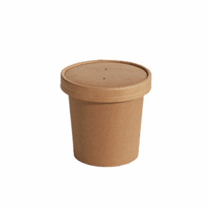 Kraft Tub & Lids - 12oz / 370ml