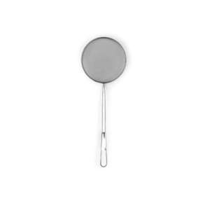 Strainer Double Mesh Stainless Steel - 16cm (D) - Long Handle