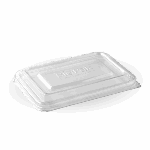 Clear RPET Lid to suit Biocane Base 500-600ml