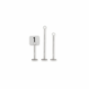 Table Number Stand - Chrome - 300mm