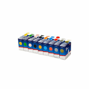 Adhesive Labels Quik Stik - 12mm Green Dot
