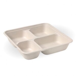 4 Compartment Natural Biocane Base