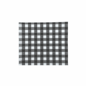 Printed Greaseproof - Black - Cut 4 Size - 33x20cm