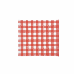 Printed Greaseproof - Red - Cut 4 Size- 33cmx20cm