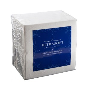 Dinner Napkin Quilted - White - Caprice