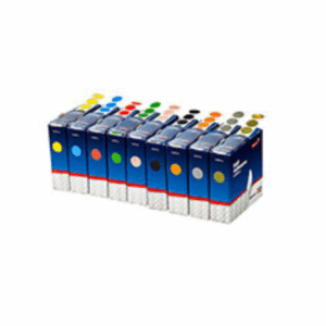 Adhesive Labels Quik Stik - 14mm Blue Dot
