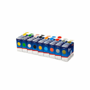 Adhesive Labels Quik Stik - 24mm Red Dot
