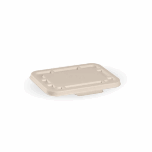 Biocane Lid to Suit 500-600ml Takeaway Base - Natural
