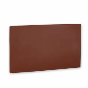 Cutting Board Brown PE (Cooked Meats)- 450mm x 600mm x 13mm