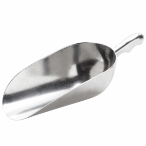 Scoop Round Aluminium - 5oz - 120mm x 60mm