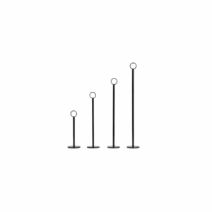 Table Number Stand - Black - 200mm