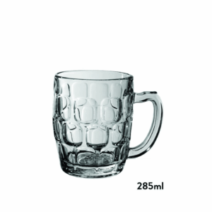 Sheffield Dimple Beer Glass 285ml With Handle