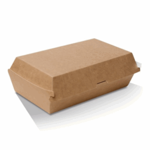 Snack Box - Kraft/White - Large
