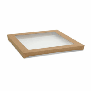Catering Tray Lid PLA Window - Bioboard - Small