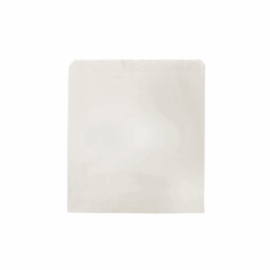 1 Square Greaseproof Lined White Bag - 17x17cm