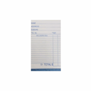 Pizza Docket Book Duplicate