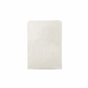 1 Long White Paper Bag - 18x14cm