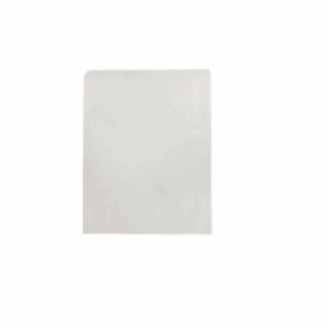 1/2 Long White Bag - 11x13cm