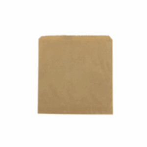 2 Square Brown Paper Bag - 21x20cm