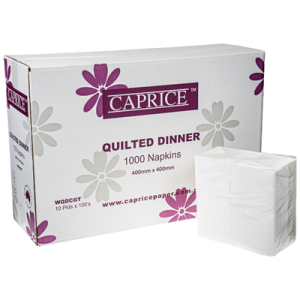 Dinner Napkin Quilted GT - White - Caprice